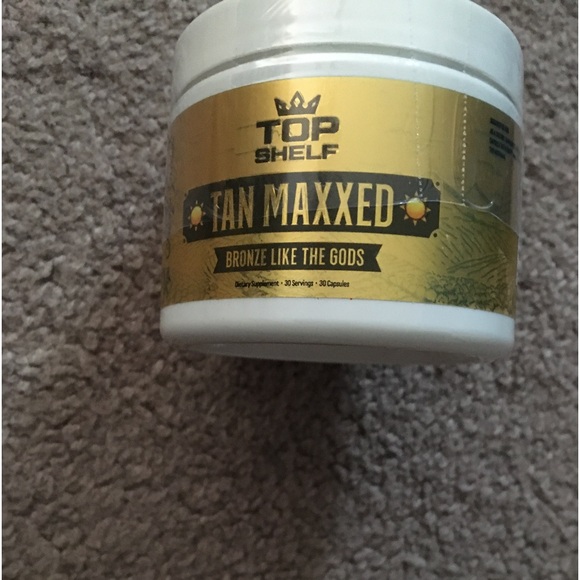 Top Shelf Tan Maxxed Bronze Like The Gods 30 Capsules Exp 1/27 - Picture 1 of 4